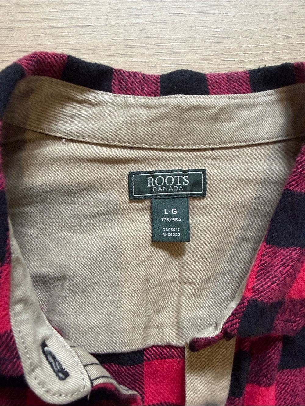 Womens Roots flannel button shirt size L - Picture 2 of 3